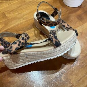 Wedge platform heels